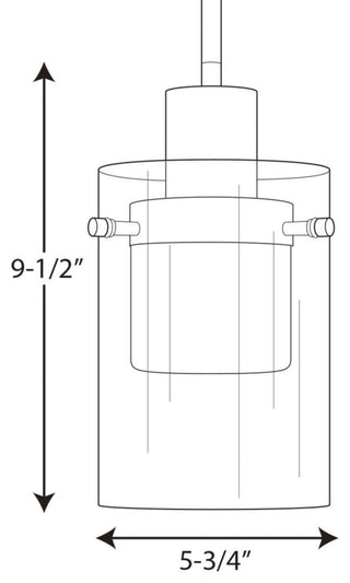 Moderna 1-Light LED Mini-Pendant