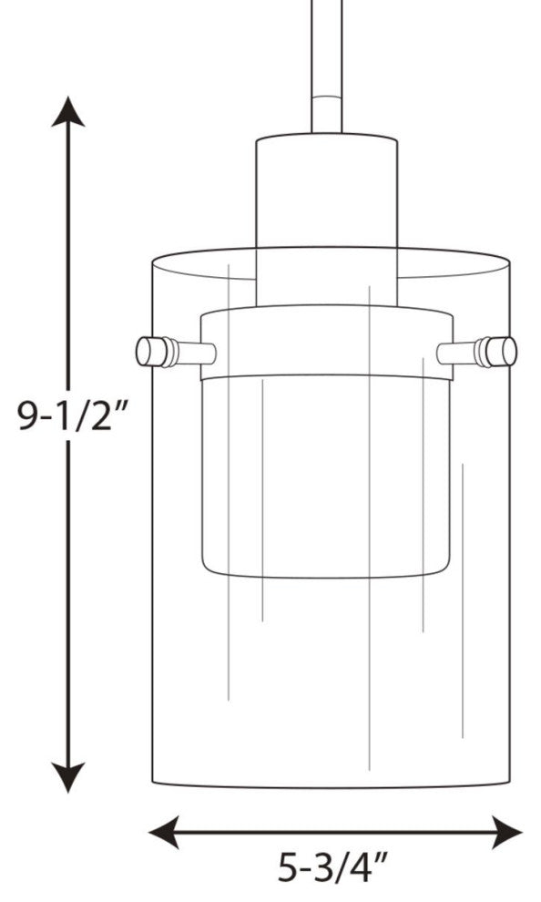 Moderna 1-Light LED Mini-Pendant