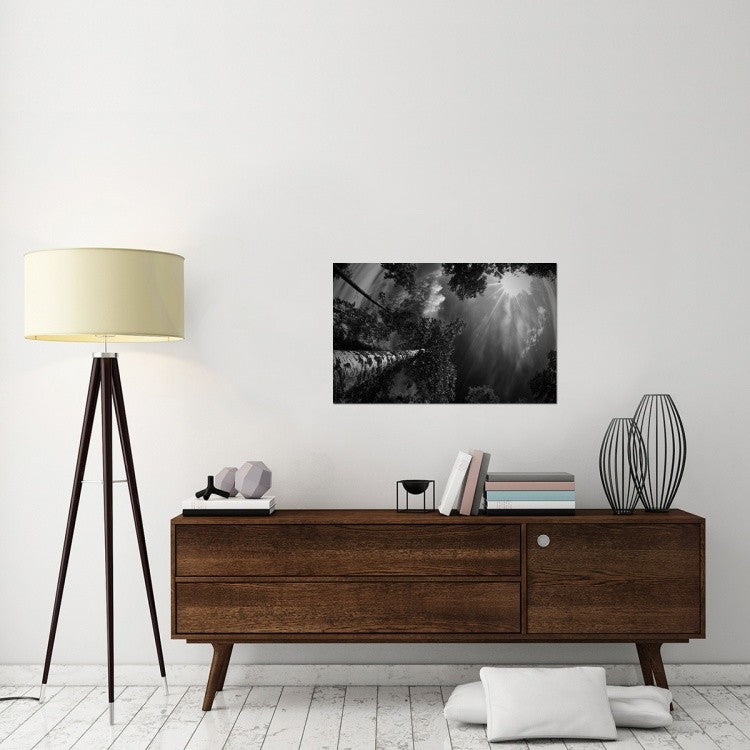 "Dreaming Before The Thunder" Stretched Canvas Giclee by Mikael Jigmo, 36x23"