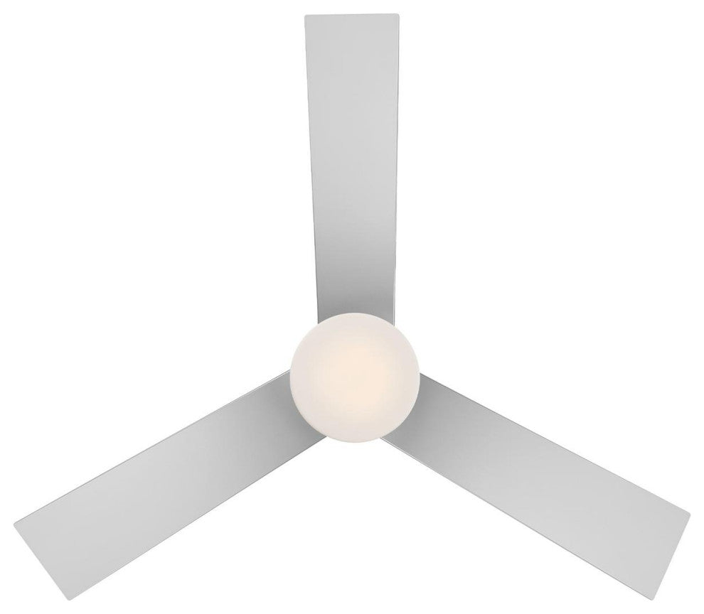 Axis 1 Light 44 in. Indoor Ceiling Fan, 3500K, Titanium