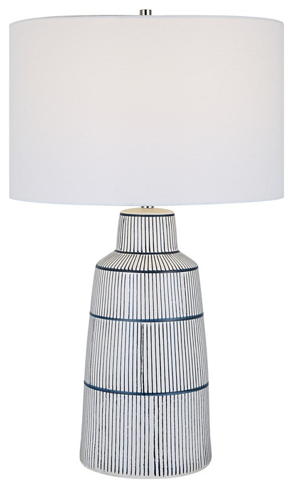 Uttermost Breton Table Lamp 30059-1, Nautical Stripe