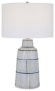 Uttermost Breton Table Lamp 30059-1, Nautical Stripe