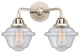288-2W-PN-G534-LED 2 Light 15.5" Bath Vanity Light, Polished Nickel