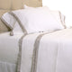 Praisley Cotton Sheet Set, Gray and White, Twin