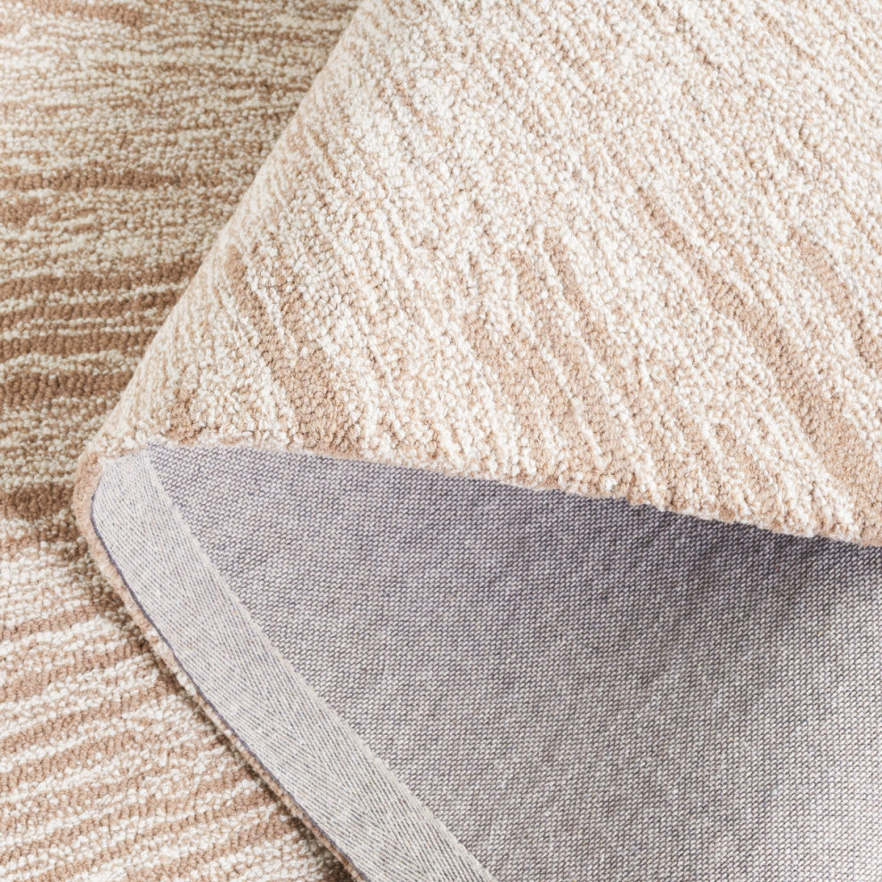 Safavieh Couture Abstract Collection ABT375 Area Rug, Ivory/Dark Beig, 5'x8'