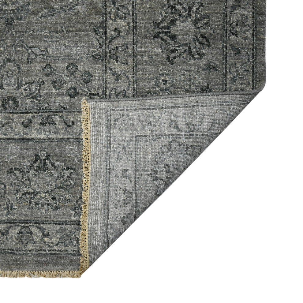 Nuit Arabe Elm Area Rug, Beige, 10' x 14', Bordered