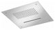 15" Stainless Steel Flush Mount Rainhead With Cascade Watefall, Chrome