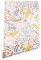 Deny Designs Heather Dutton Floral Brush Wallpaper, White, 2'x10'
