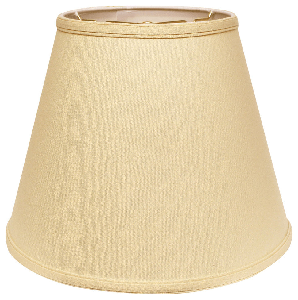 16" Parchment Biege Empire Deep Slanted Linen Lampshade