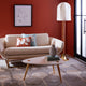 Beaumont Settee, Olympus Oatmeal