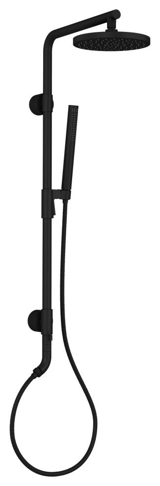 Kona Brass Shower System, 1.8 GPM, Matte Black