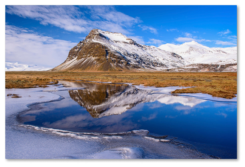 Michael Blanchette 'Glacial Mirror' Canvas Art, 47x30