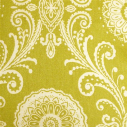 Pillow Decor - Filigree Green 17 x 17 Throw Pillow