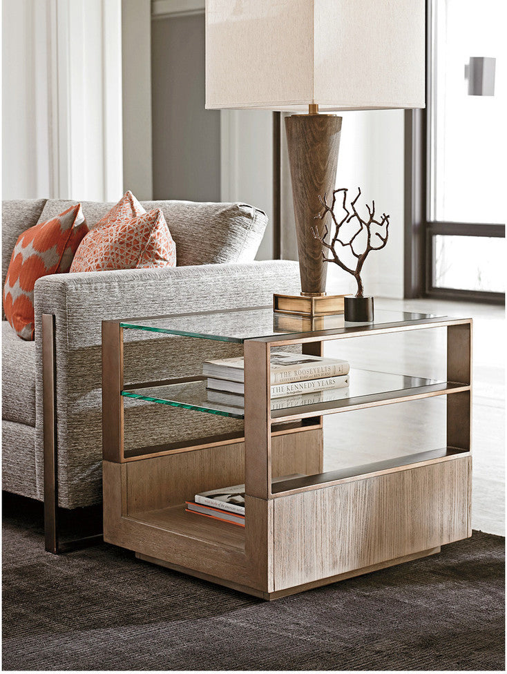 Center Stage Rectangular Lamp Table