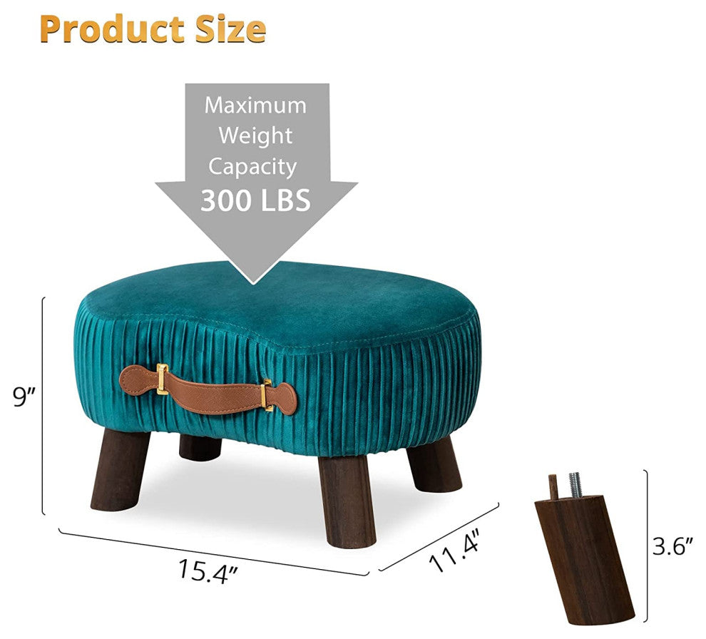Step Stool with Padded Seat for Couch and Living Room