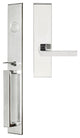 Tokyo Lever, Mortise Dummy Handleset, Right Hand, Polished Stainless Steel