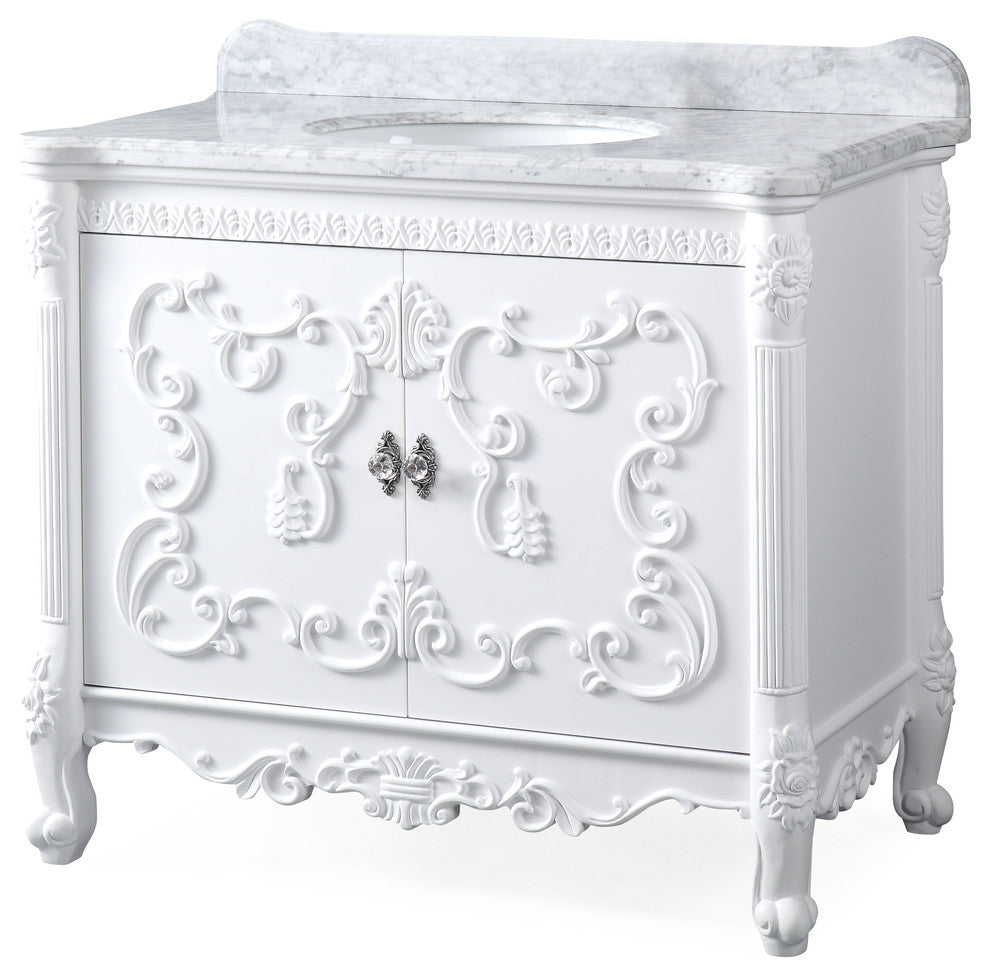 40" Bellissimo Victorian Bathroom Sink Vanity