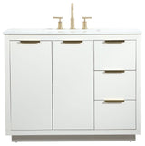 Elegant Lighting VF19442 Blake 42" - White