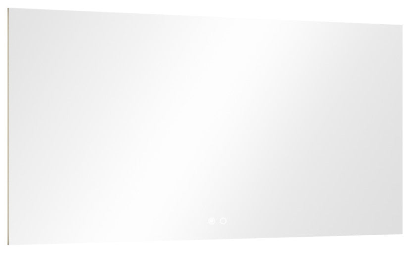 Backlit 3-Color LED Mirror for Bathroom, Anti-Fog Dimmable, 60x28
