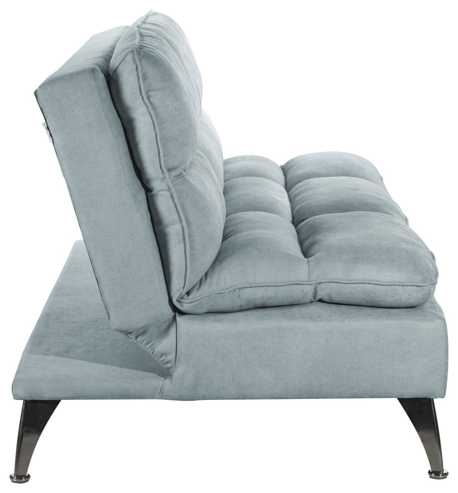 Sealy Santa Cruz Futon Sofa Convertible, Teal