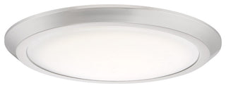 Verge LED Flush Mount, Brushed Nickel