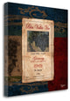 "Gamay Wine Label" By Shawnda Eva, Giclee Print on Gallery Wrap Canvas