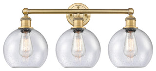 Athens 3-Light 26" Bath Vanity Light, Brushed Brass, Seedy