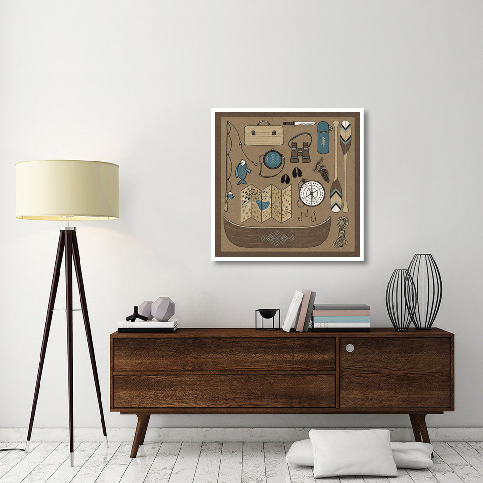 "The Great Outdoors VI" Digital Paper Print by Laura Marshall, 38"x38"