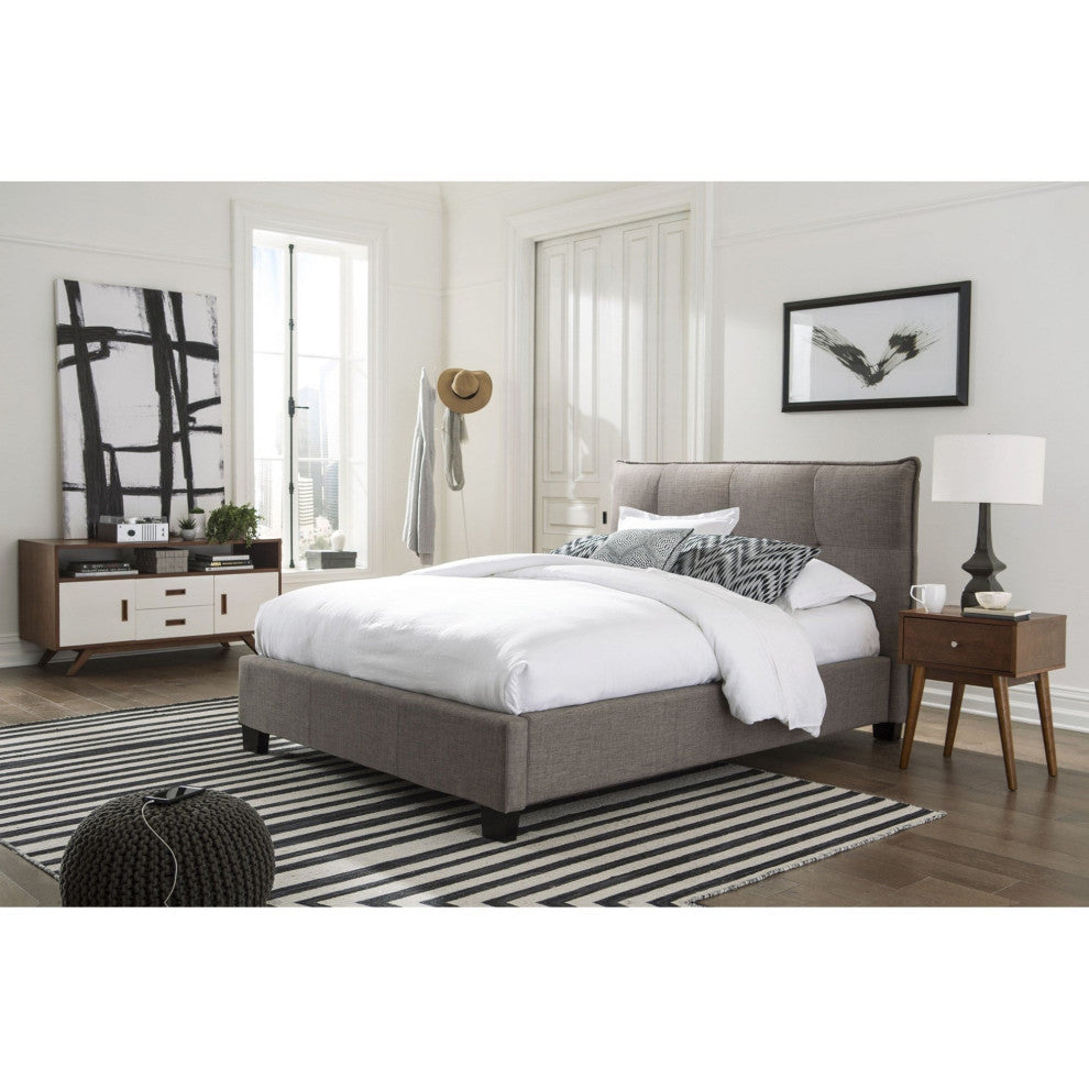 Modus Geneva Cal King Adona Platform Bed, Dolphin