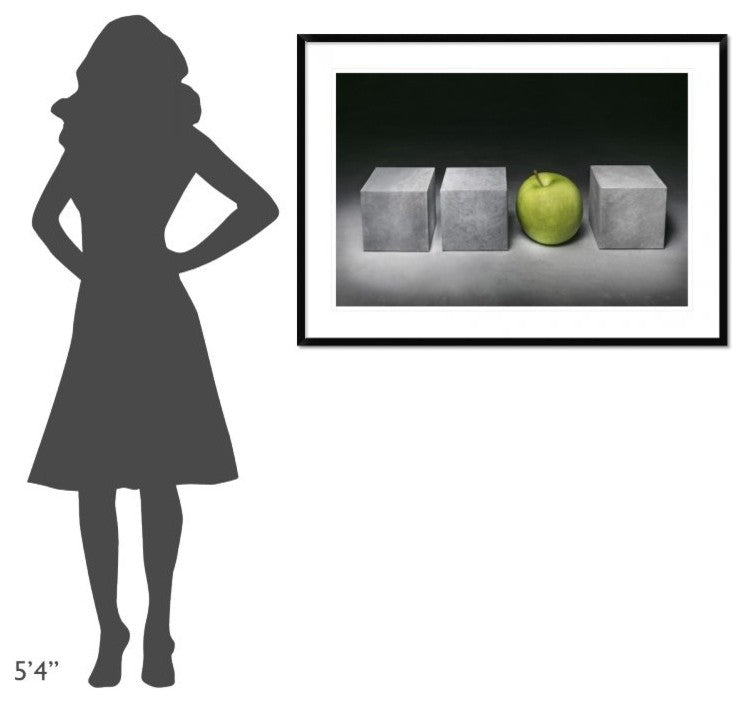 "Green" Framed Digital Print by Christophe Verot, 44x32"