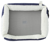 Pet Life "Dream" Electronic Heating and Cooling Pet Bed, Navy, Large