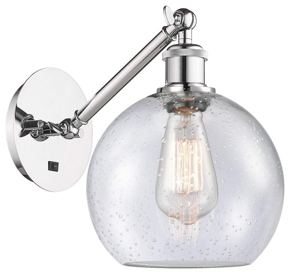 Innovations 317-1W-PC-G124-8-LED 1-Light Sconce, Polished Chrome