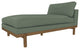 Cantor Leather Chaise, Finish: Fawn, Leather: Juniper