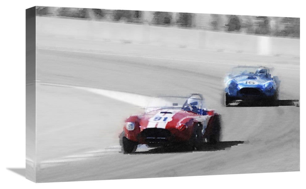 "AC Cobra Racing Monterey Watercolor" Fine Art Print