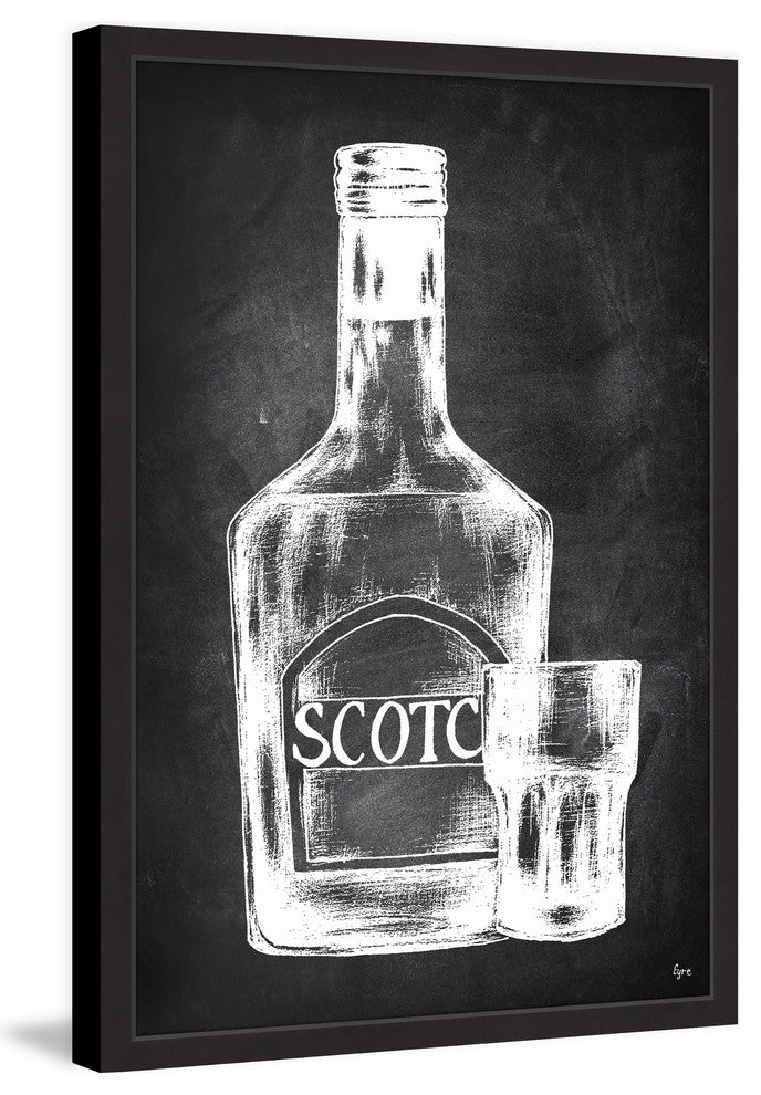 "Scotch It II" Framed Painting Print, 12"x18"