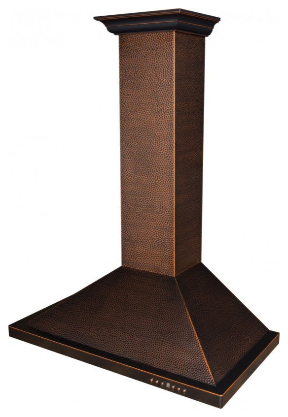 ZLINE 30 in. Designer Series Hand-Hammered Wall Mount Range Hood, 8KBH-30