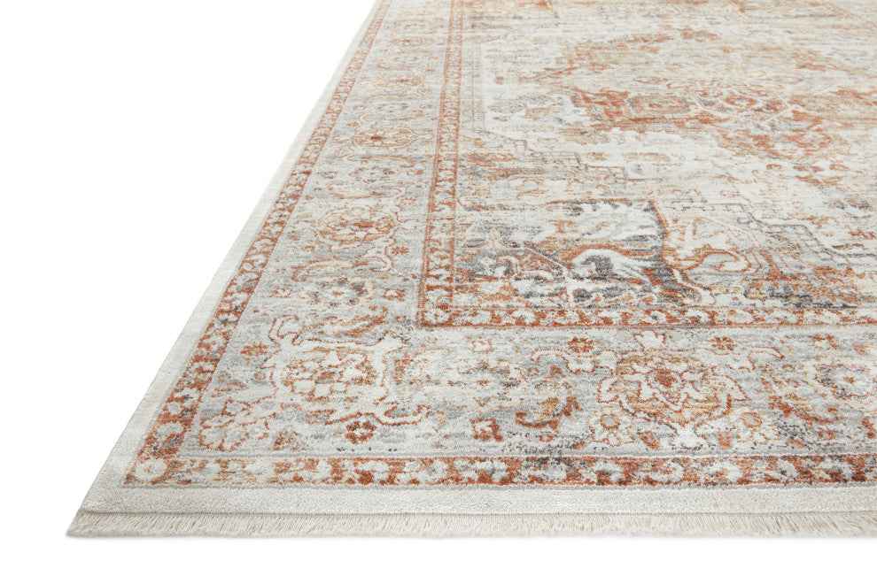 Loloi Bonney Ivory / Sunset 9'-3" x 12'-10" Area Rug