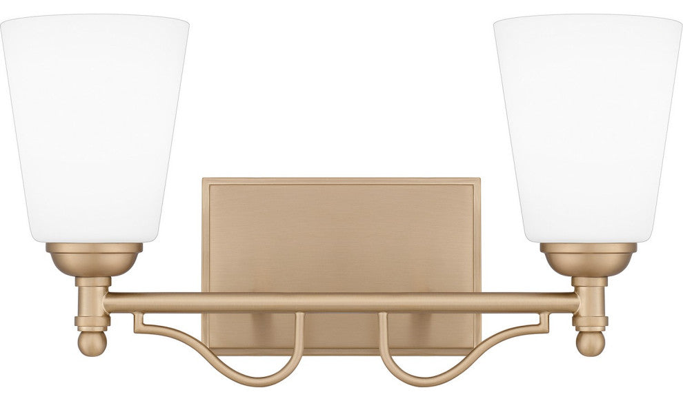 Esther 2-Light Bath, Bronze Gold