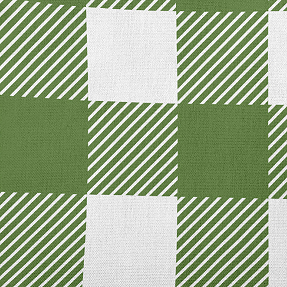 Buffalo Plaid Accent Pillow, Scallion, 14"x20"