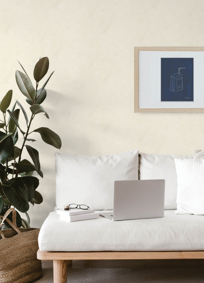 Mr. Kate Daphne Cream Limewash Peel and Stick Wallpaper