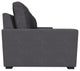 Nativa Interiors Kimpton 91" Sofa, Charcoal, Depth: Deep Plush