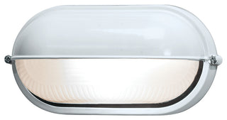 Access Lighting Nauticus Wet Location Bulkhead, White/Frosted - 20291-WH-FST
