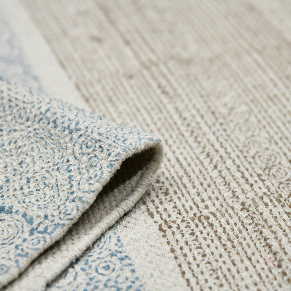 DUNE Cresa Area Rug, Blue, 7'6" x 10', Oriental
