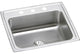 LR2219PDMR2 Lustertone Classic Stainless Steel 22" Sink with Perfect Drain, Mr2