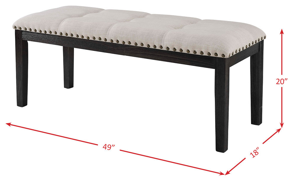 Picket House Furnishings Bradley Upholstered Bench