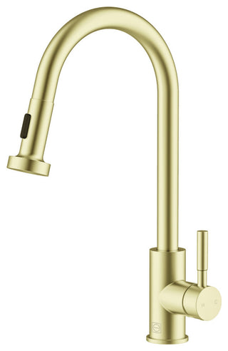 Elegant Lighting FAK-309 Sem 1.8 GPM 1 Hole Pull Down Kitchen - Brushed Gold