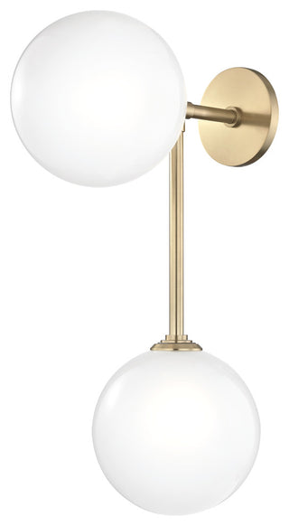 Ashleigh LED Wall Sconce, Finish: Aged Brass