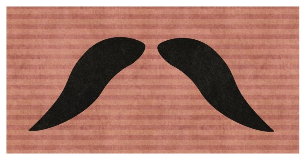 "Mustache: Walrus" Digital Paper Print by BG.Studio, 38"x20"