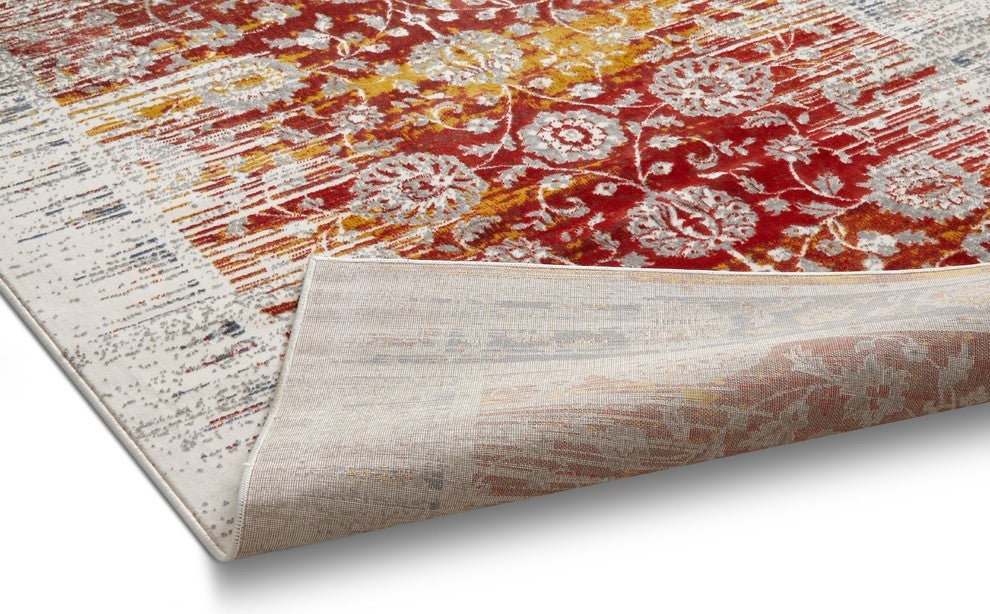 Well Woven Primavera Originality Traditional Vintage Oriental Multi Area Rug, 7''