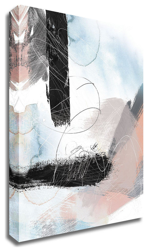 Abstract Blush No. 1 by Louis Duncan-He, Print on Canvas, 16" x 24"